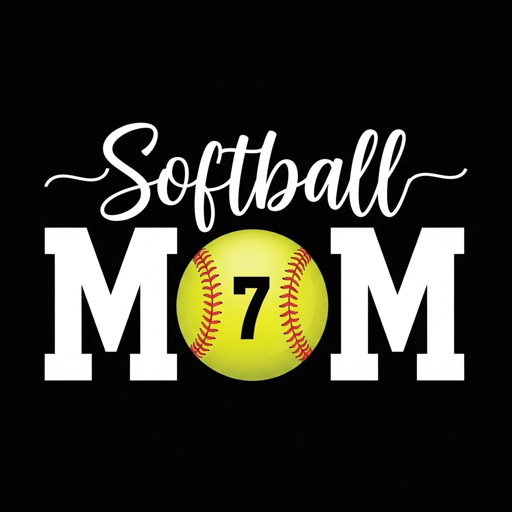 Softball Mom Number Seven Mug