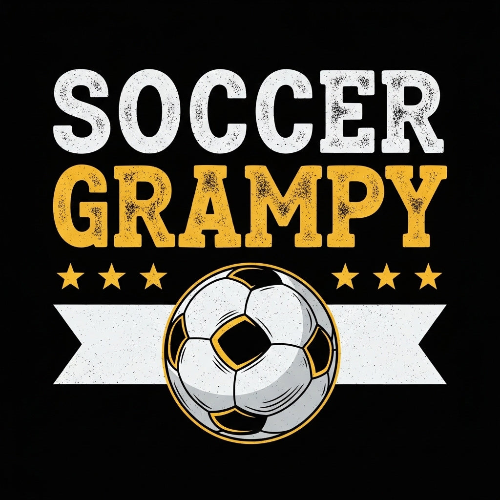 Soccer Grampy Vintage Design Mug