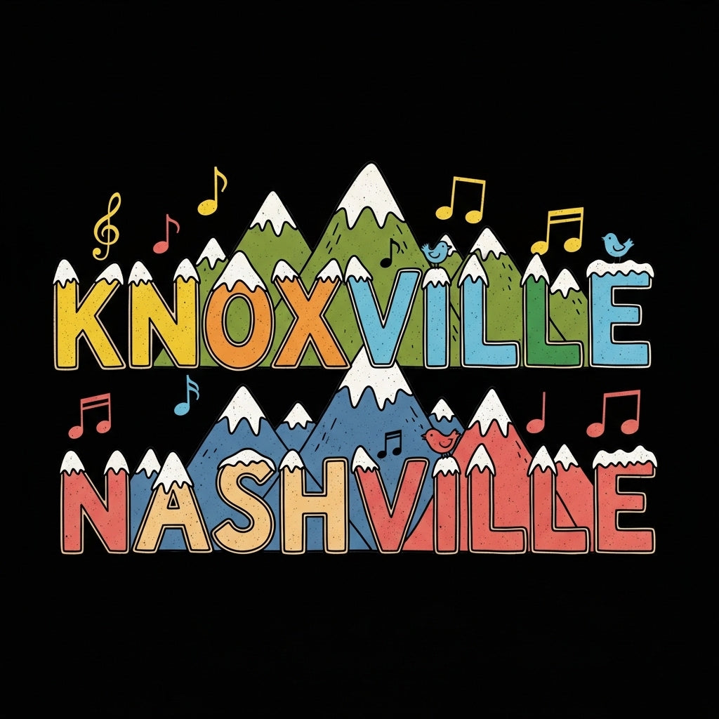 Knoxville Nashville Cityscape Mug