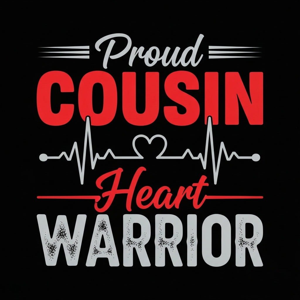 Heart Warrior Cousin Support Mug