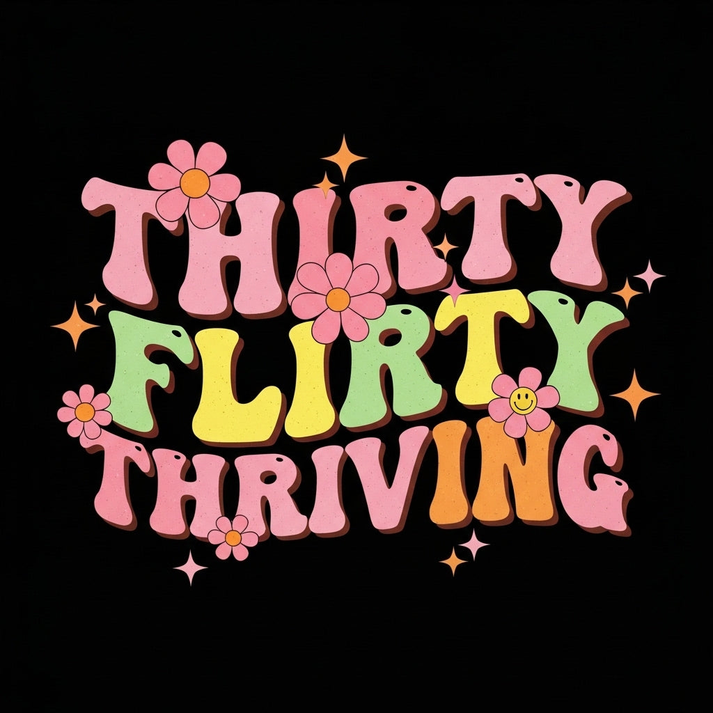 Retro Thriving Typography Mug