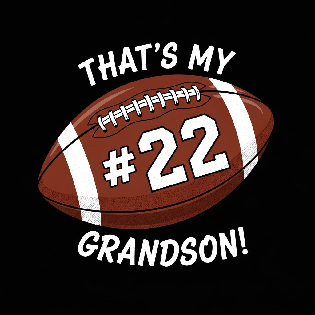 Football Grandson Vintage Design Mug