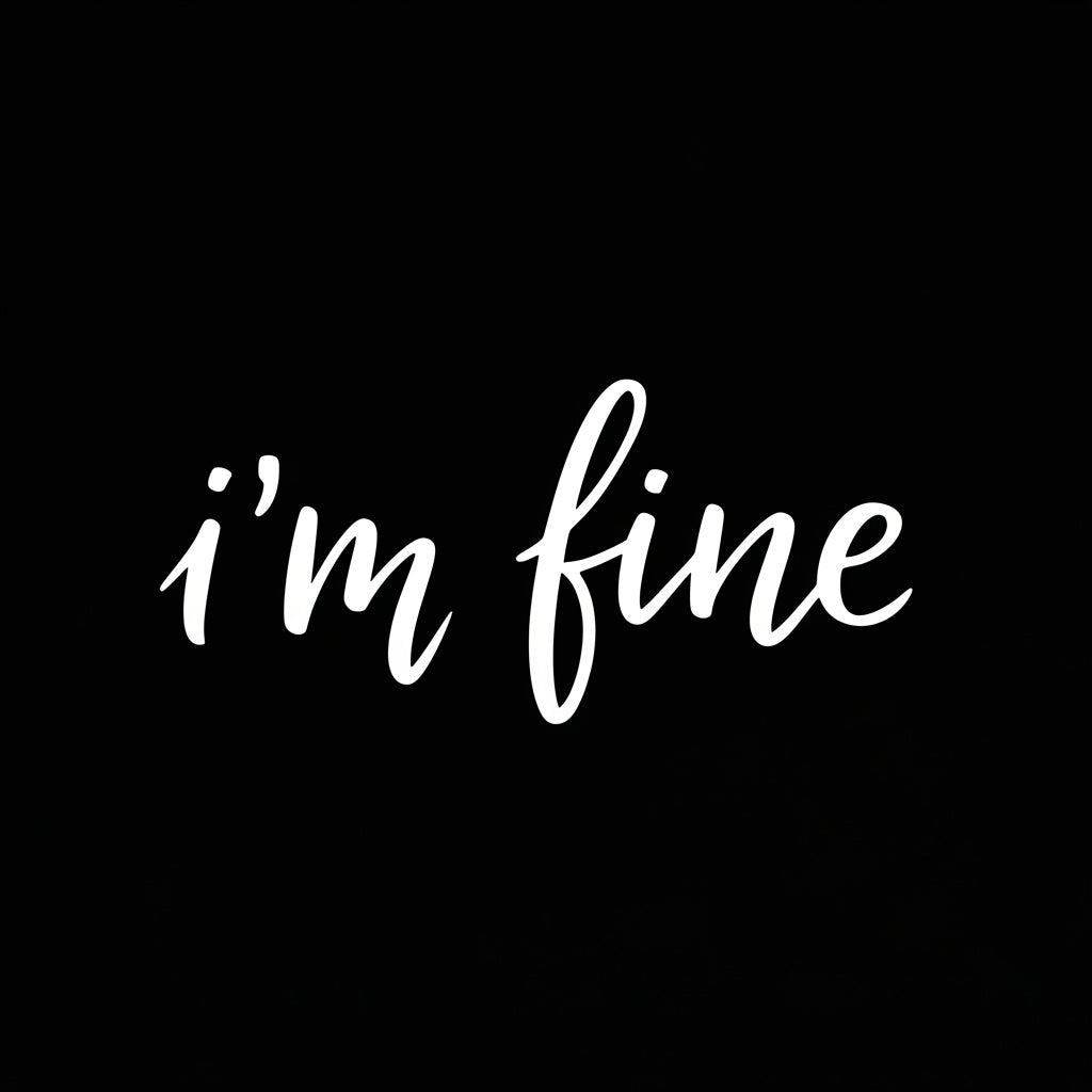 Im Fine Handwritten Text Mug