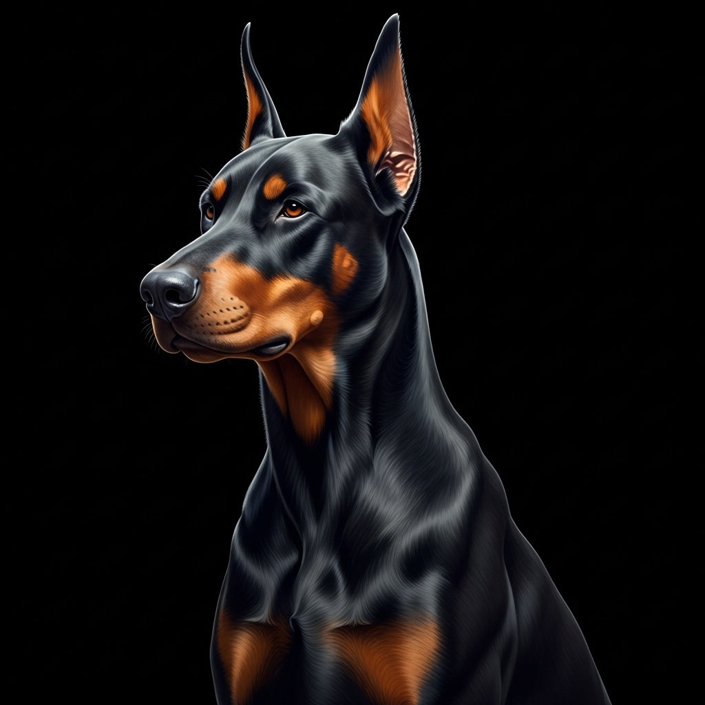Proud Doberman Pinscher Portrait Mug