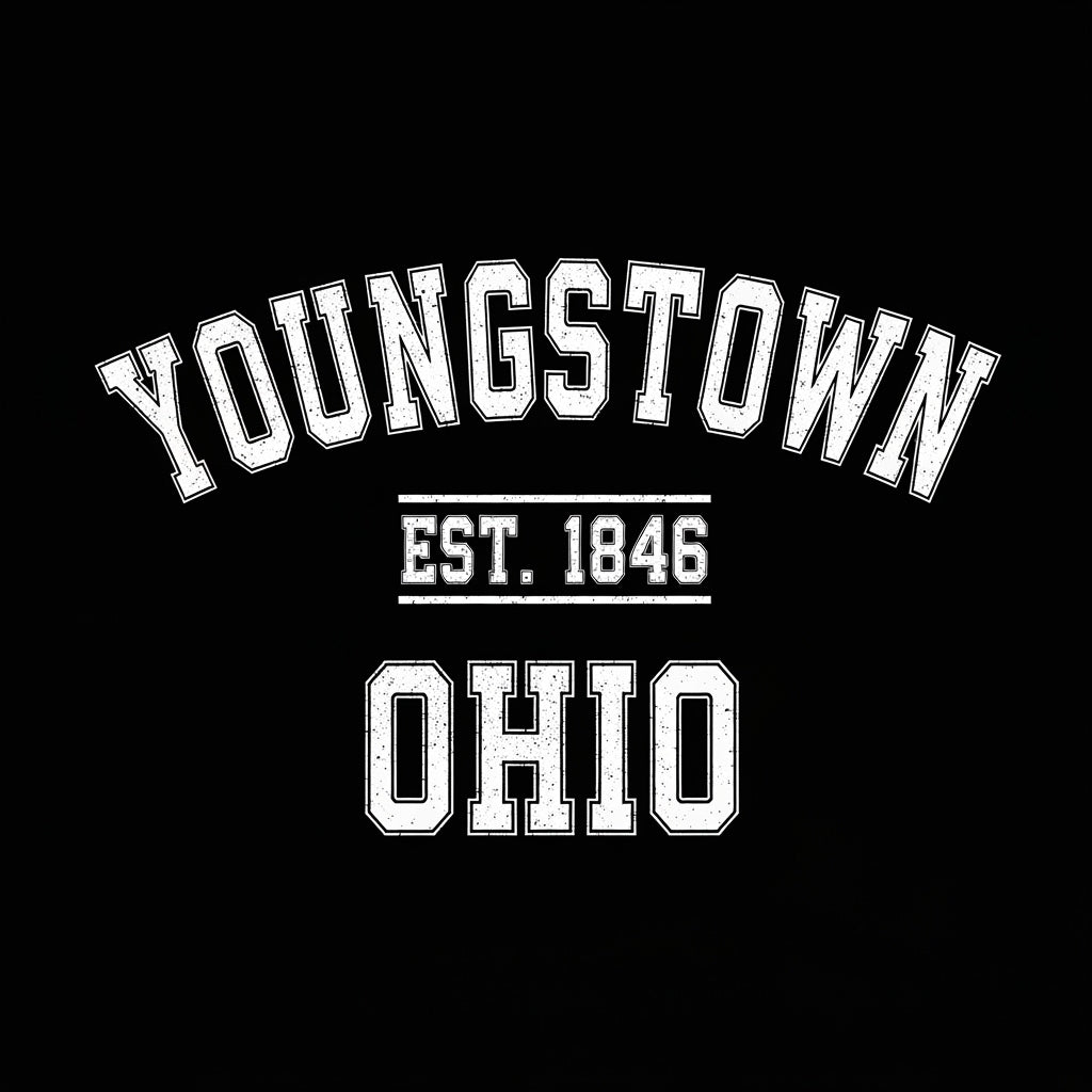 Youngstown Ohio Vintage Text Mug