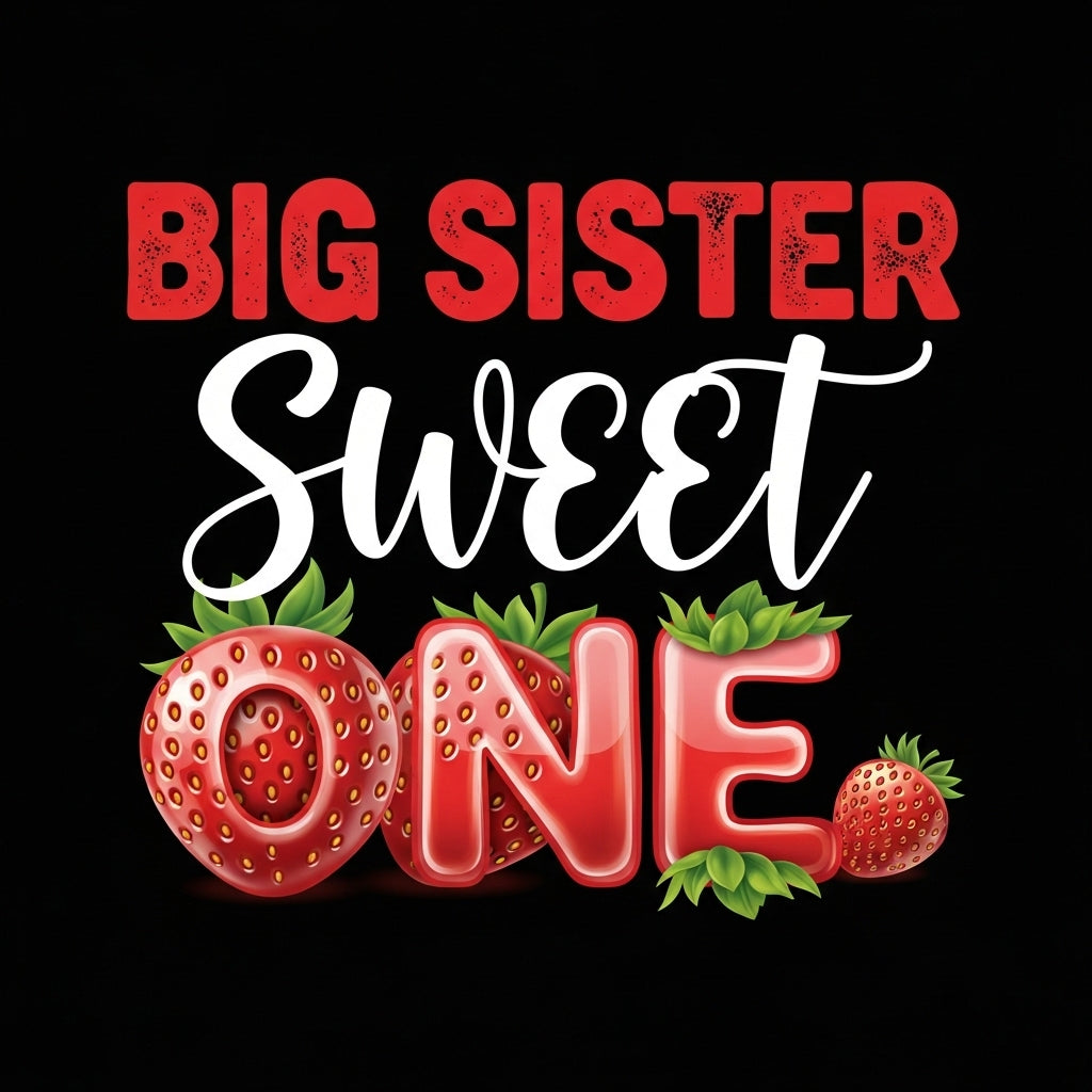 Big Sister Strawberry Design Mug