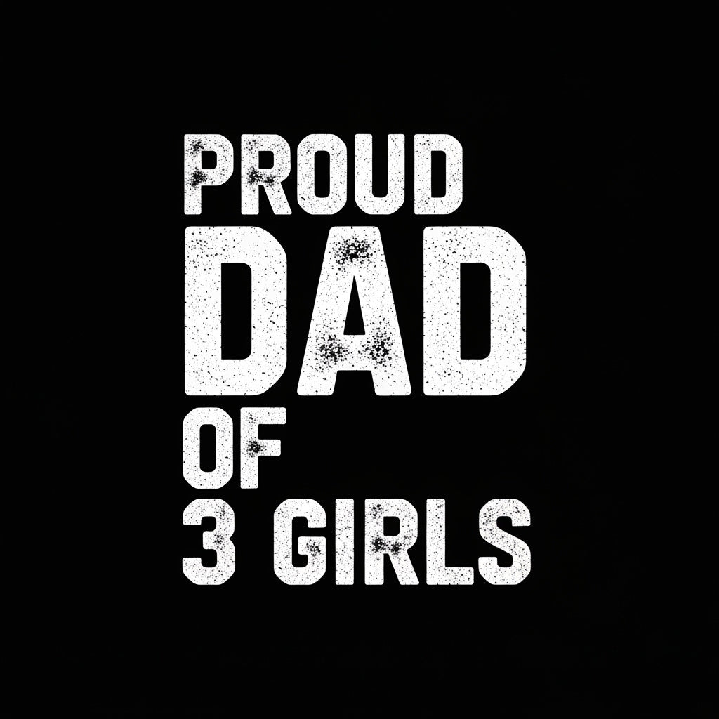 Proud Dad of Three Girls Mug