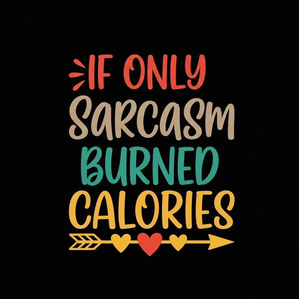 Sarcasm Burns Calories Quote Mug