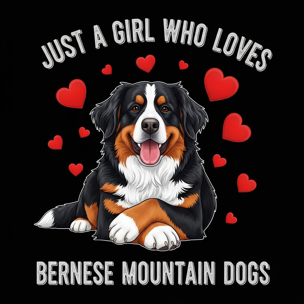 Bernese Mountain Dog Hearts Mug