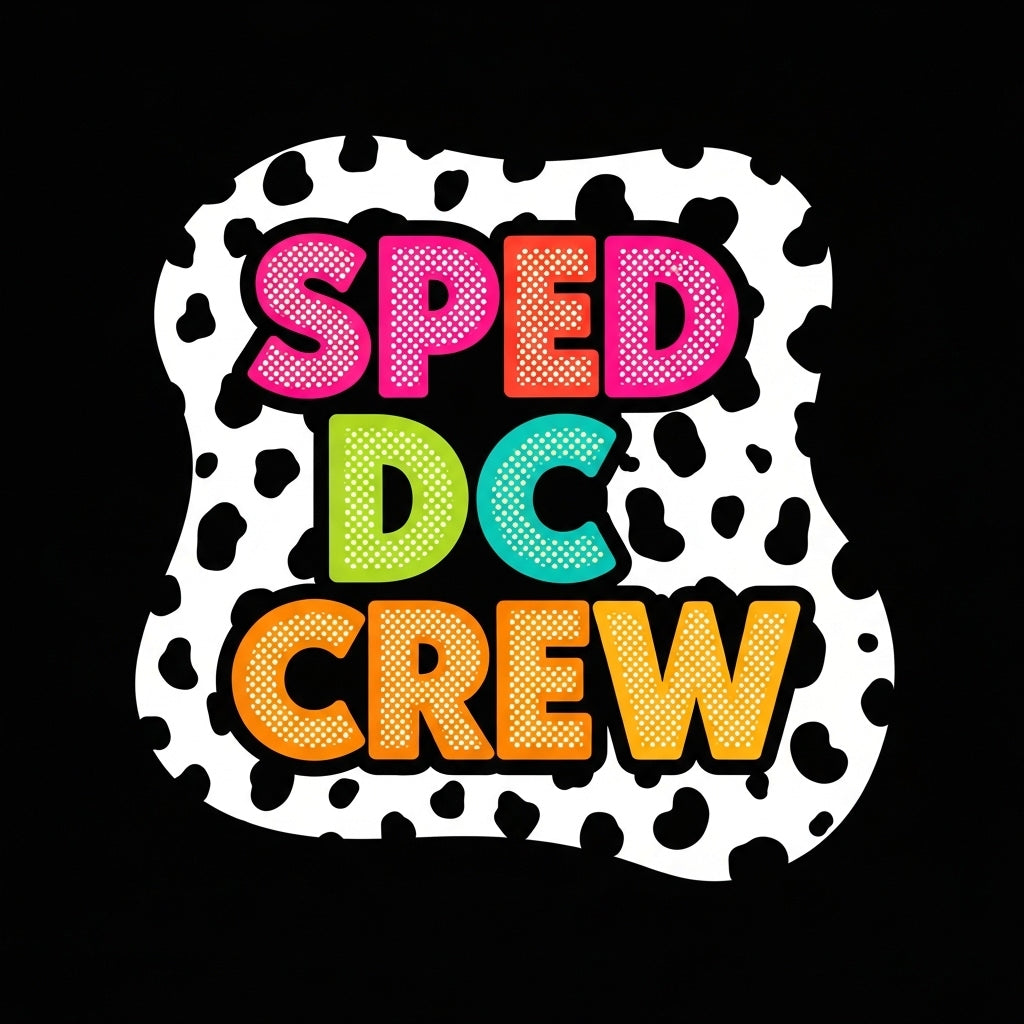 SPED Crew Colorful Dot Design Mug