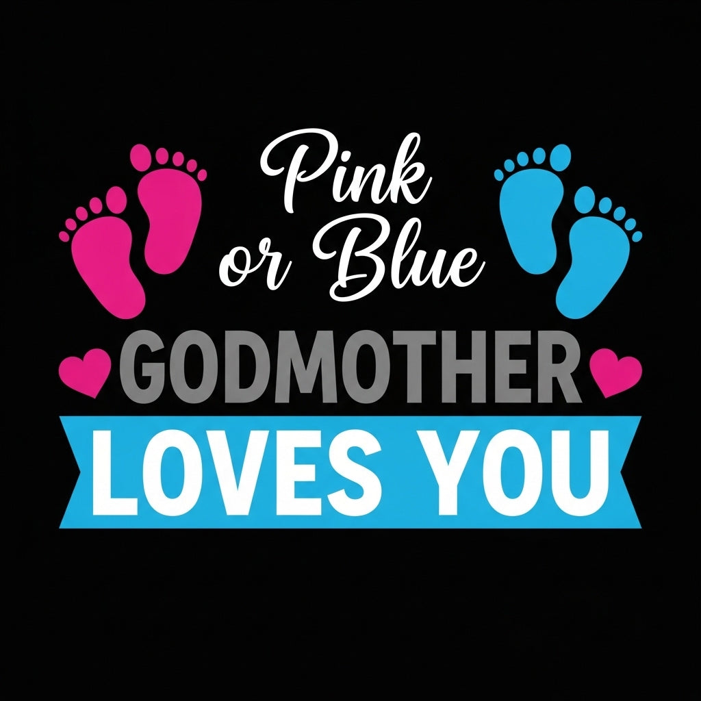 Pink & Blue Godmother Reveal Mug