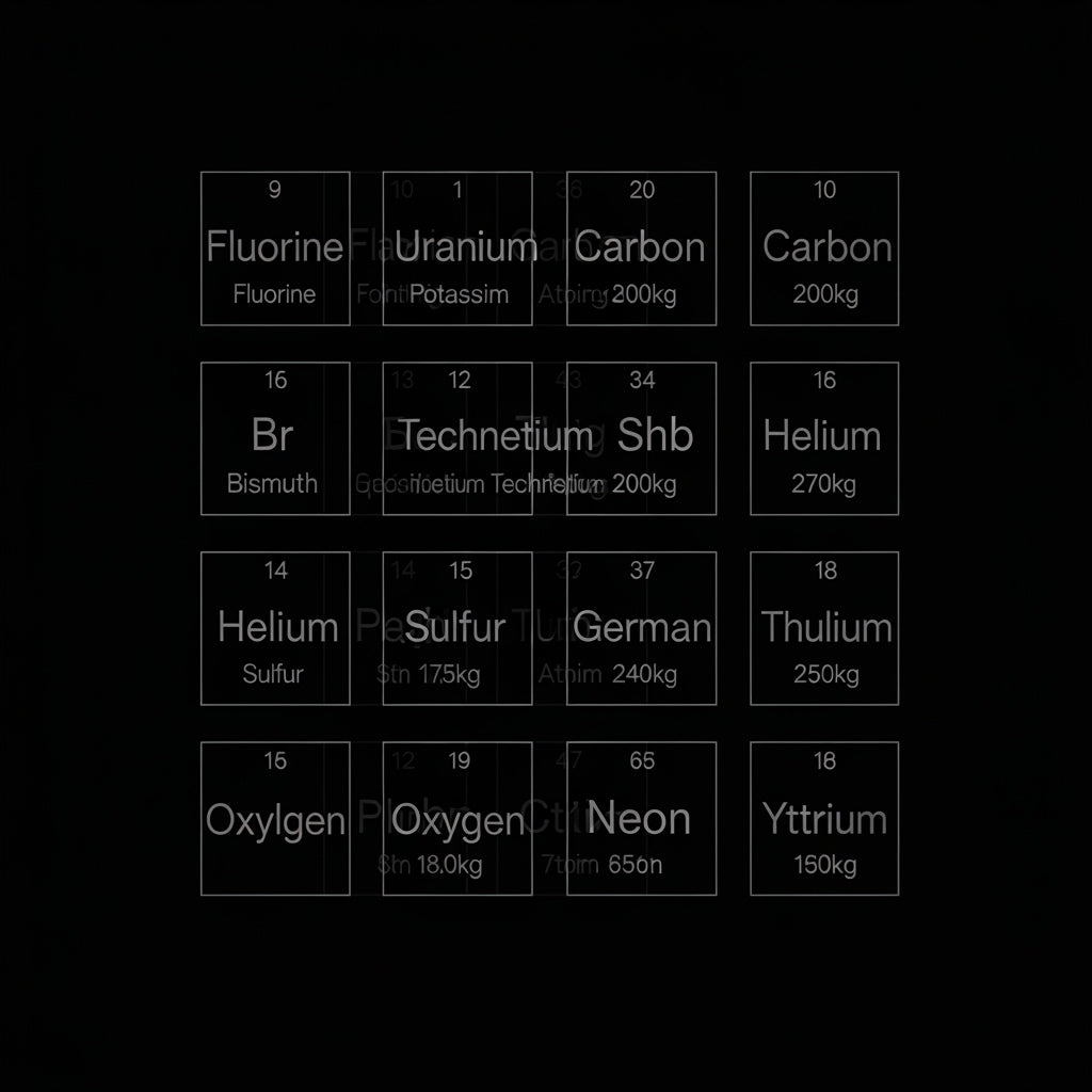 Periodic Table Elements Grid Mug