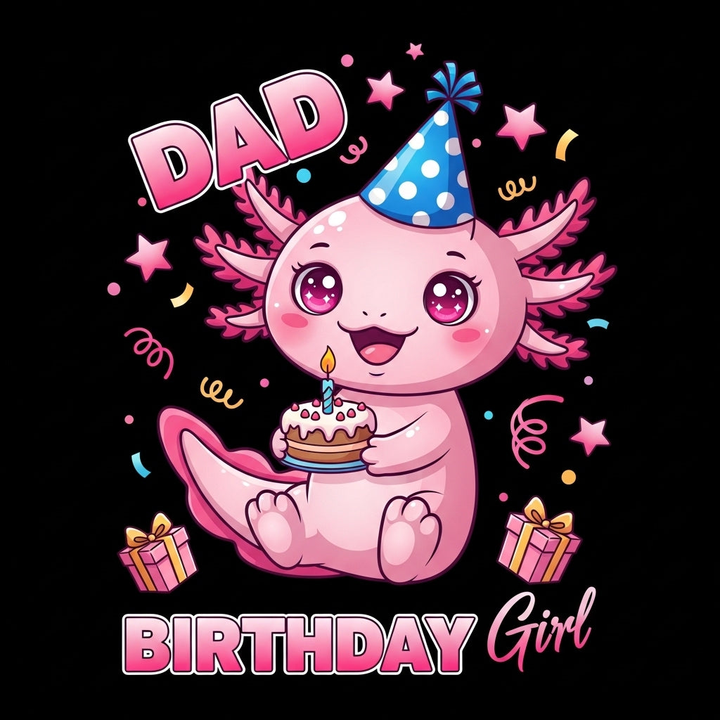 Cute Axolotl Birthday Design Mug