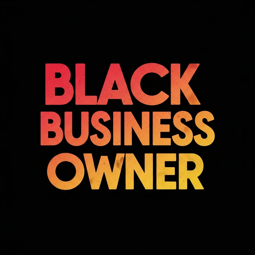 Black Business Owner Text Mug