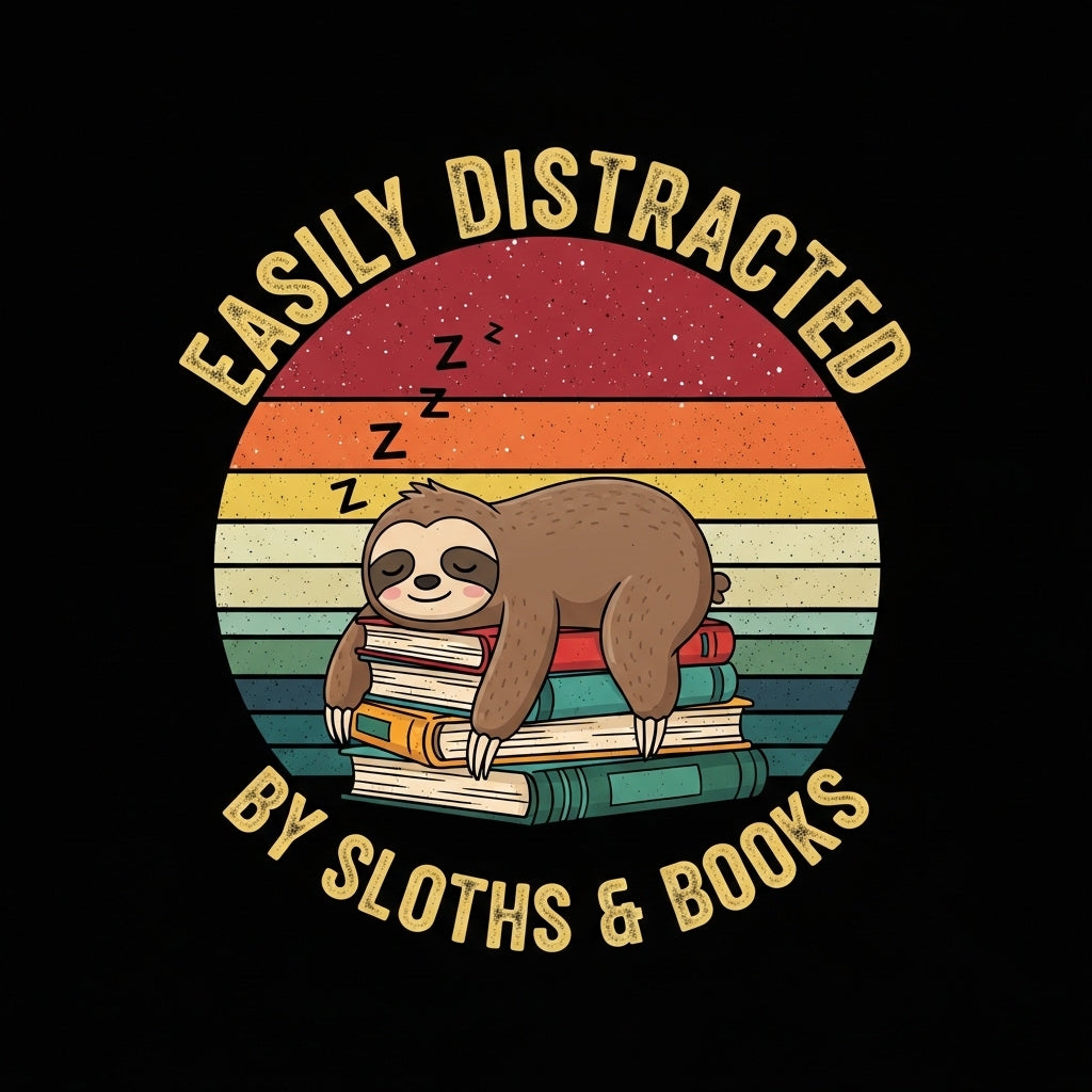 Sloth & Books Sunset Mug