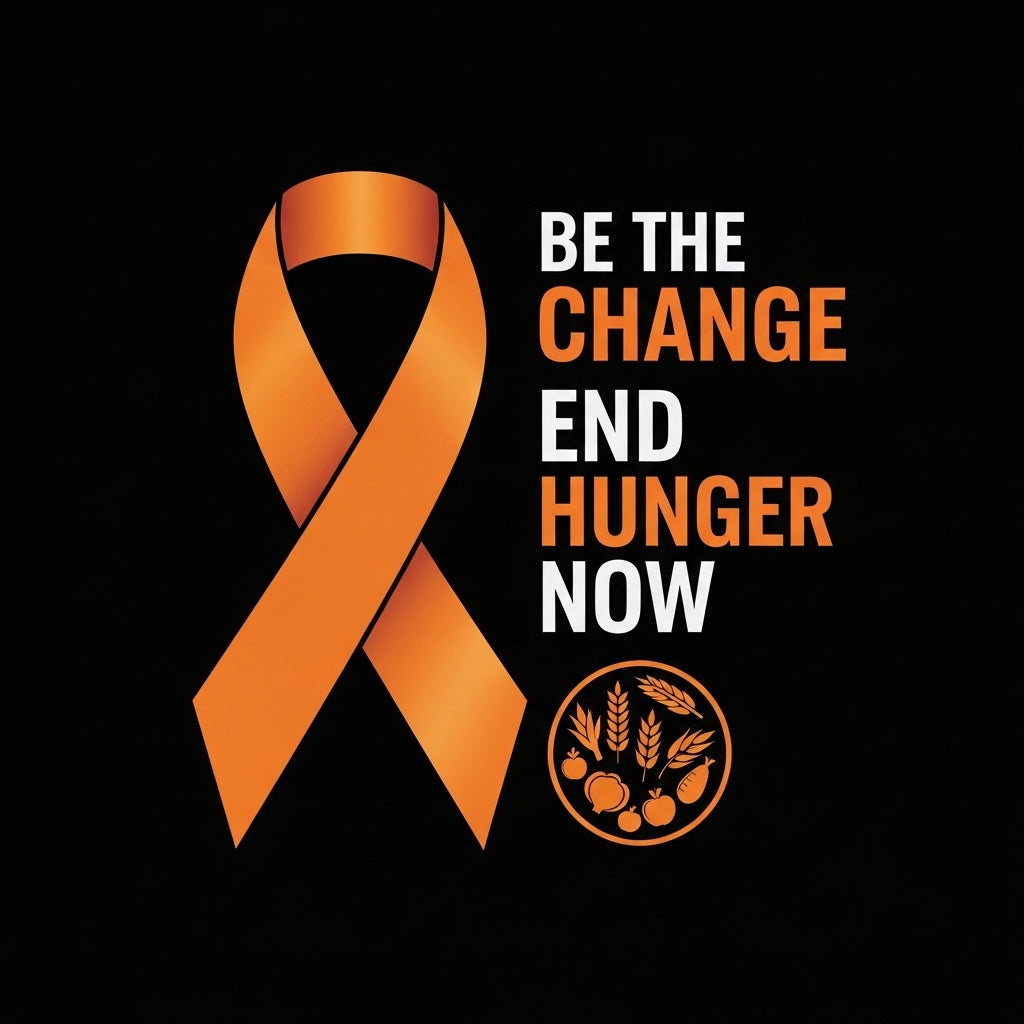 End Hunger Awareness Ribbon Mug