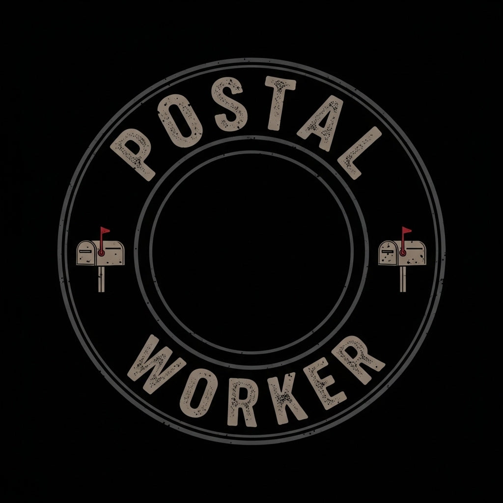 Vintage Postal Worker Stamp Mug