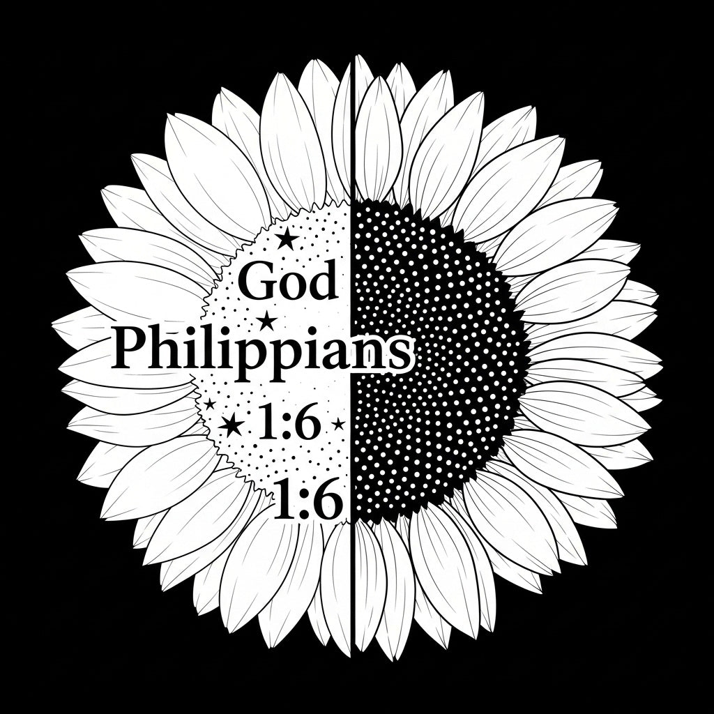 Sunflower & Scripture Verse Mug