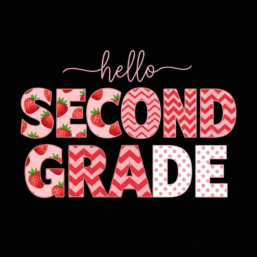 Strawberry Second Grade Design Mug