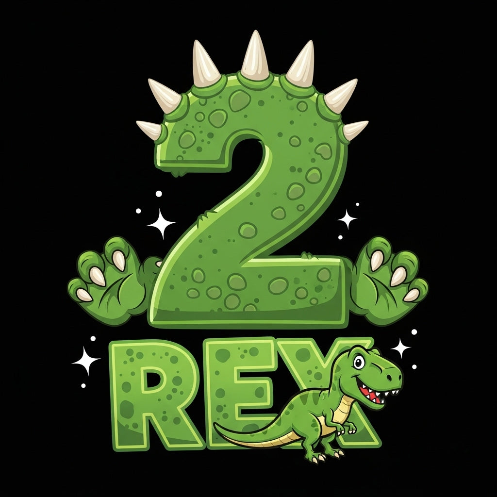 Dinosaur Two Rex Birthday Mug