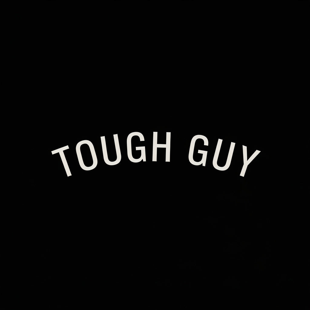 Tough Guy Minimalist Text Mug