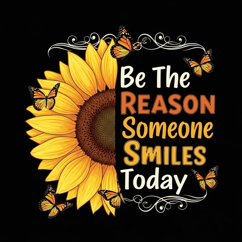 Sunflower & Motivational Quote Mug