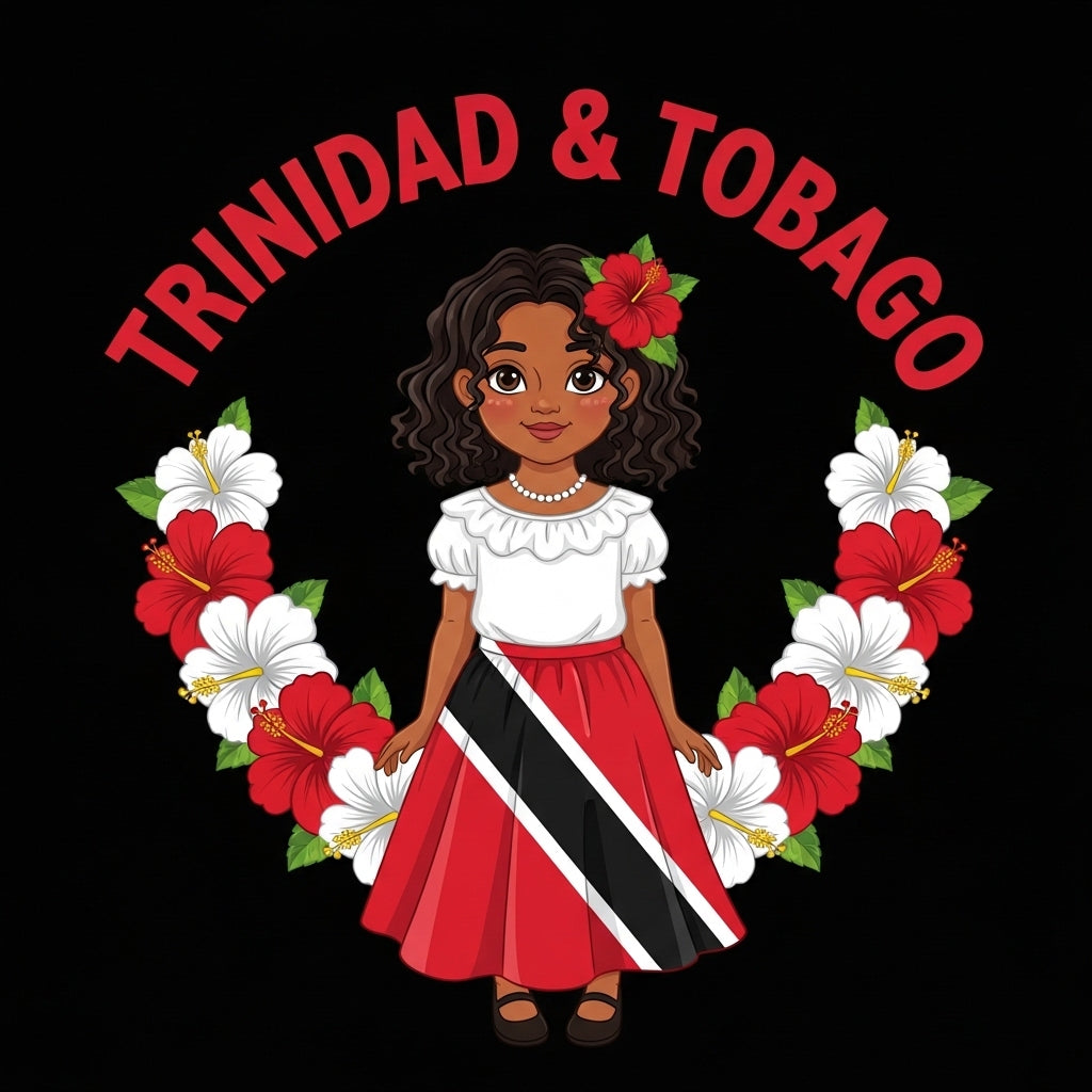 Trinidad & Tobago Girl Art Mug