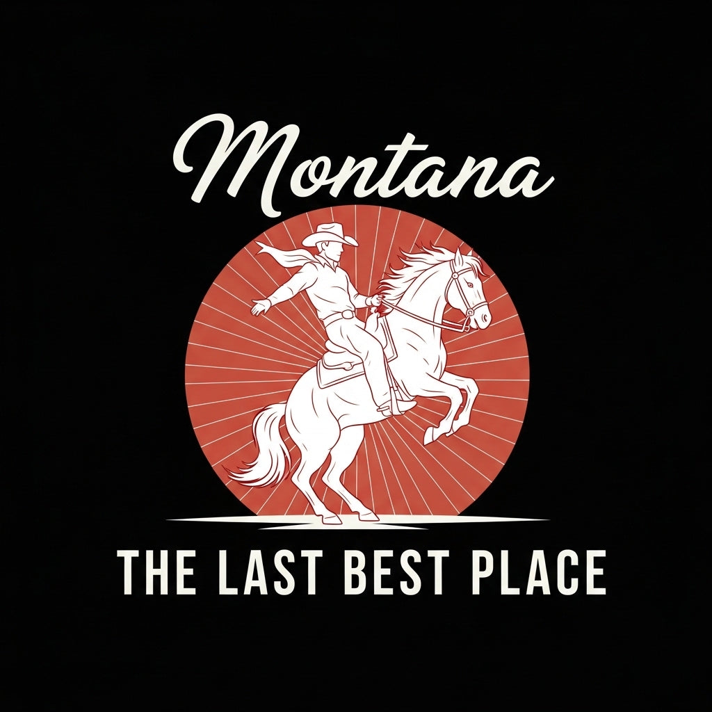 Montana Cowboy Silhouette Mug