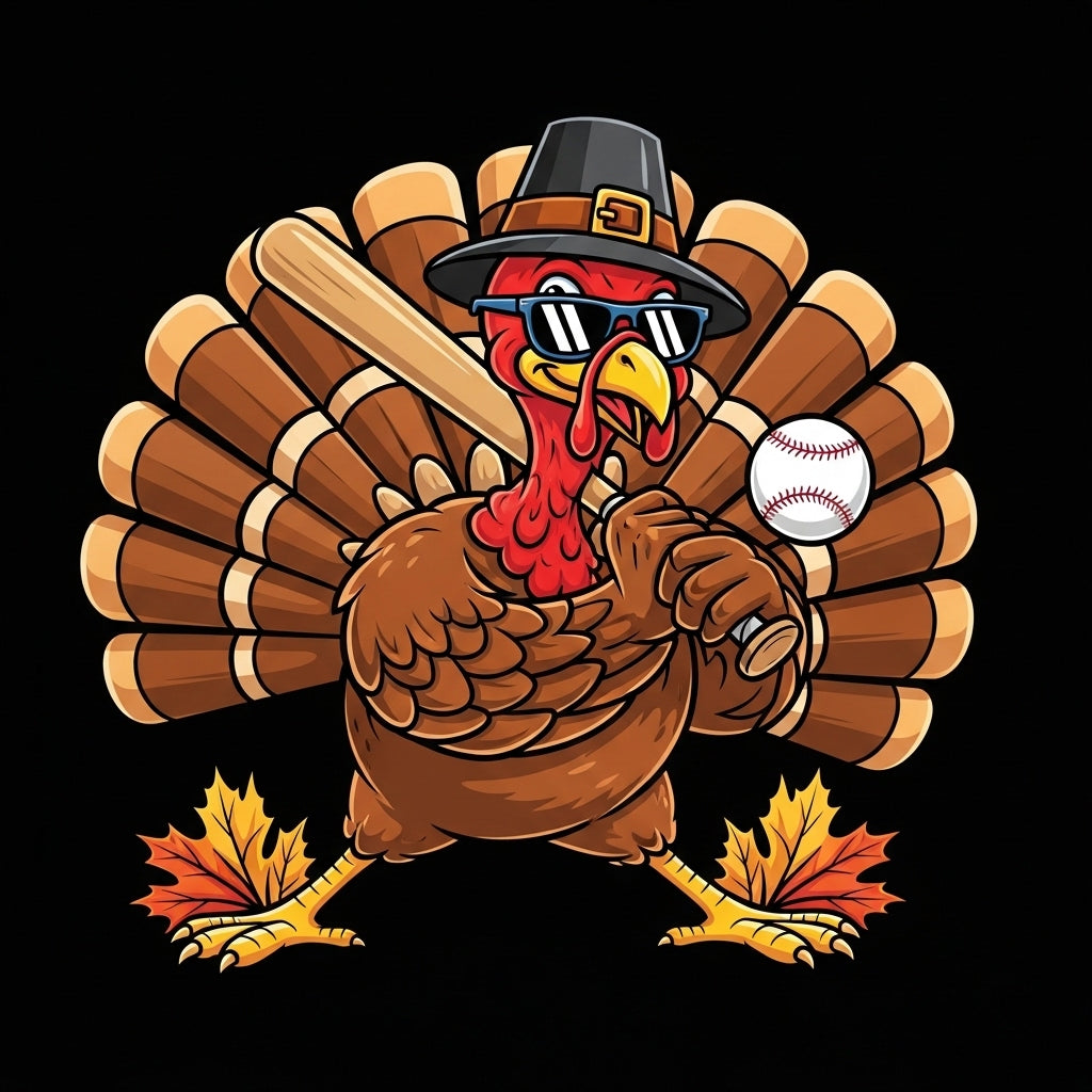 Baseball Turkey Thanksgiving Mug