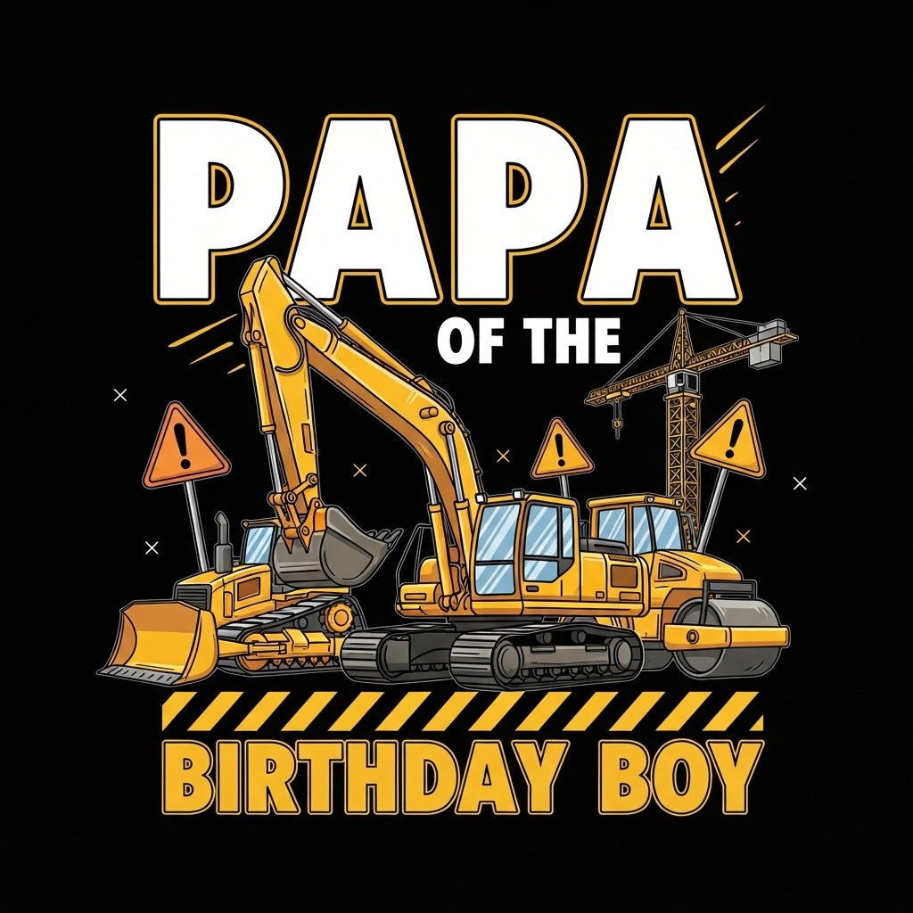 Excavator Birthday Boy Design Mug