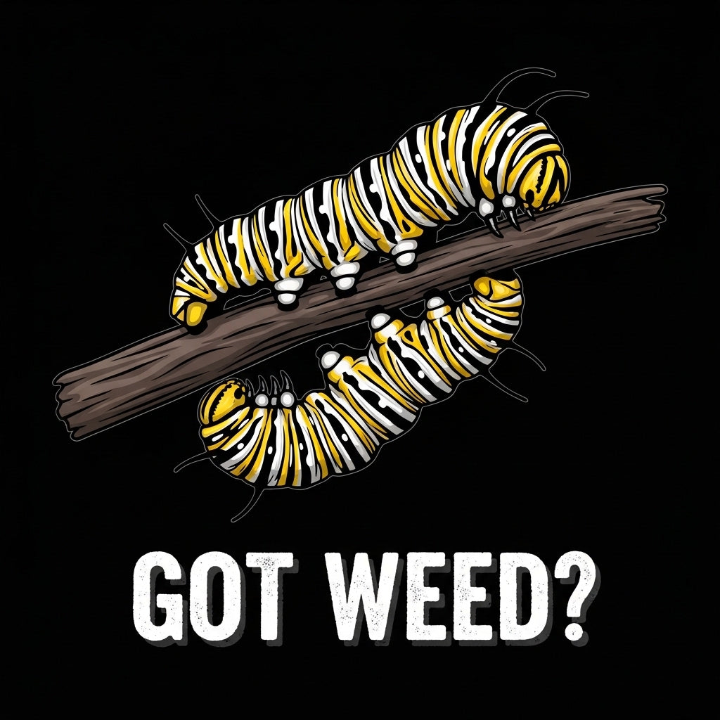 Monarch Caterpillar Illustration Mug