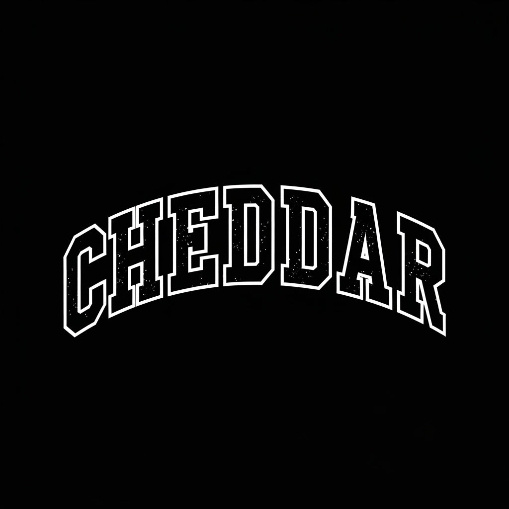 Cheddar Varsity Lettering Mug