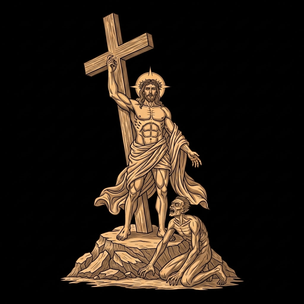 Christus Rex: Victory Over Evil Mug