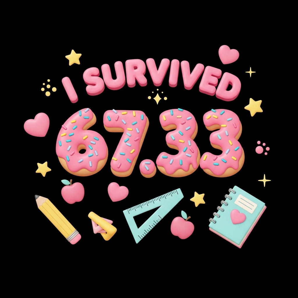 School Survival Donut Numbers Mug