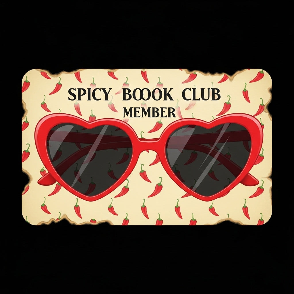 Spicy Book Club Library Card Mug