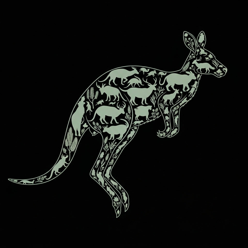 Australian Wildlife Kangaroo Mug