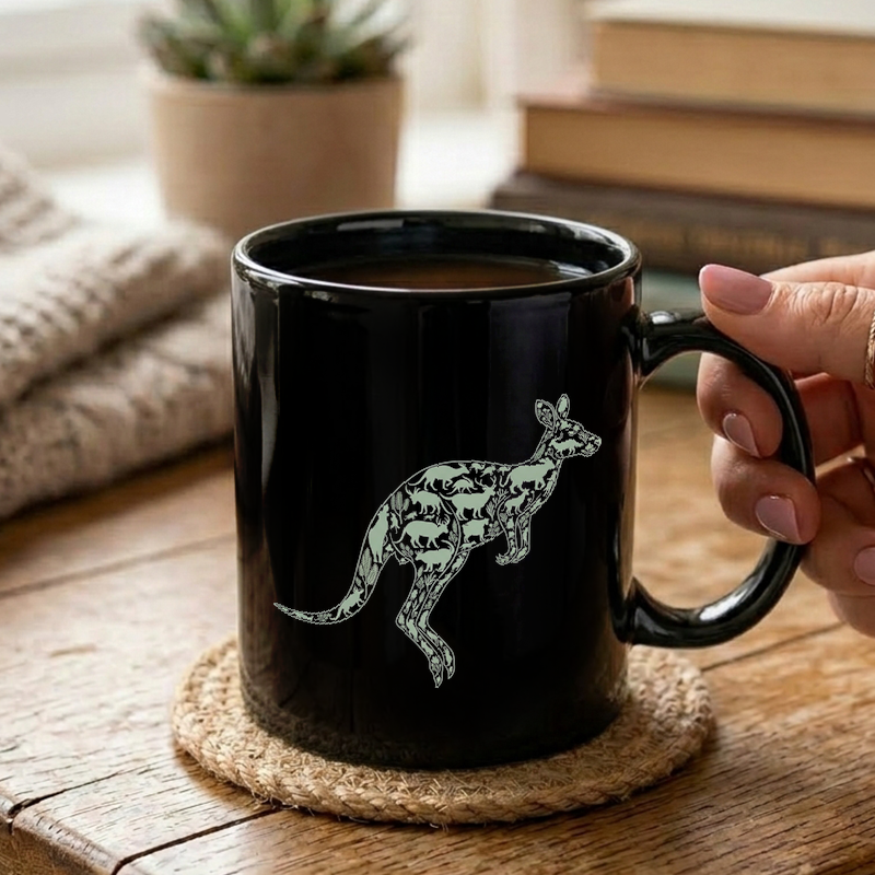 Australian Wildlife Kangaroo Mug