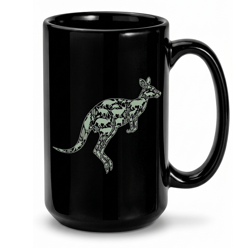 Australian Wildlife Kangaroo Mug