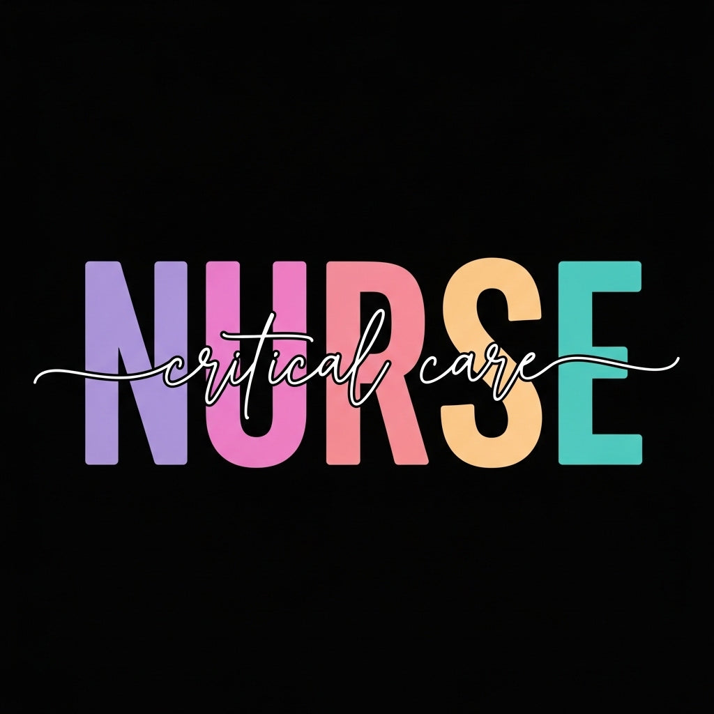 Pastel Nurse Typography Mug