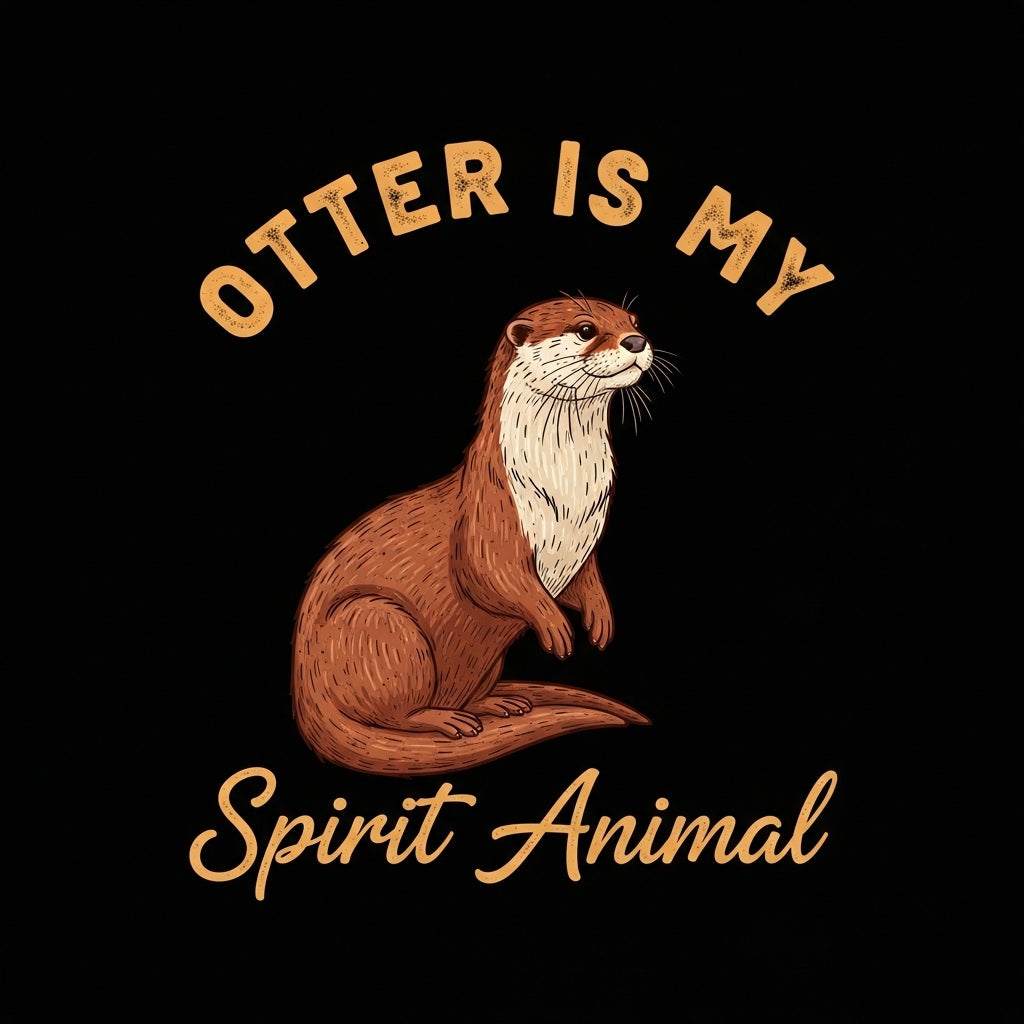 Otter Spirit Animal Art Mug