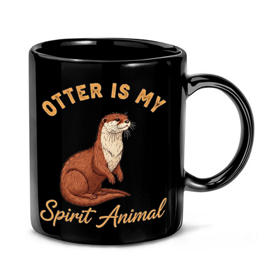 Otter Spirit Animal Art Mug