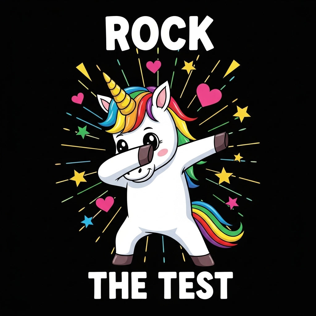 Dabbing Unicorn Test Motivation Mug