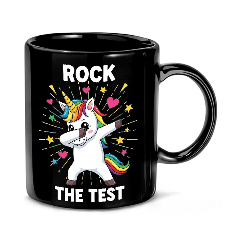 Dabbing Unicorn Test Motivation Mug