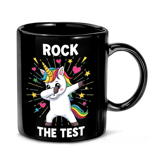 Dabbing Unicorn Test Motivation Mug