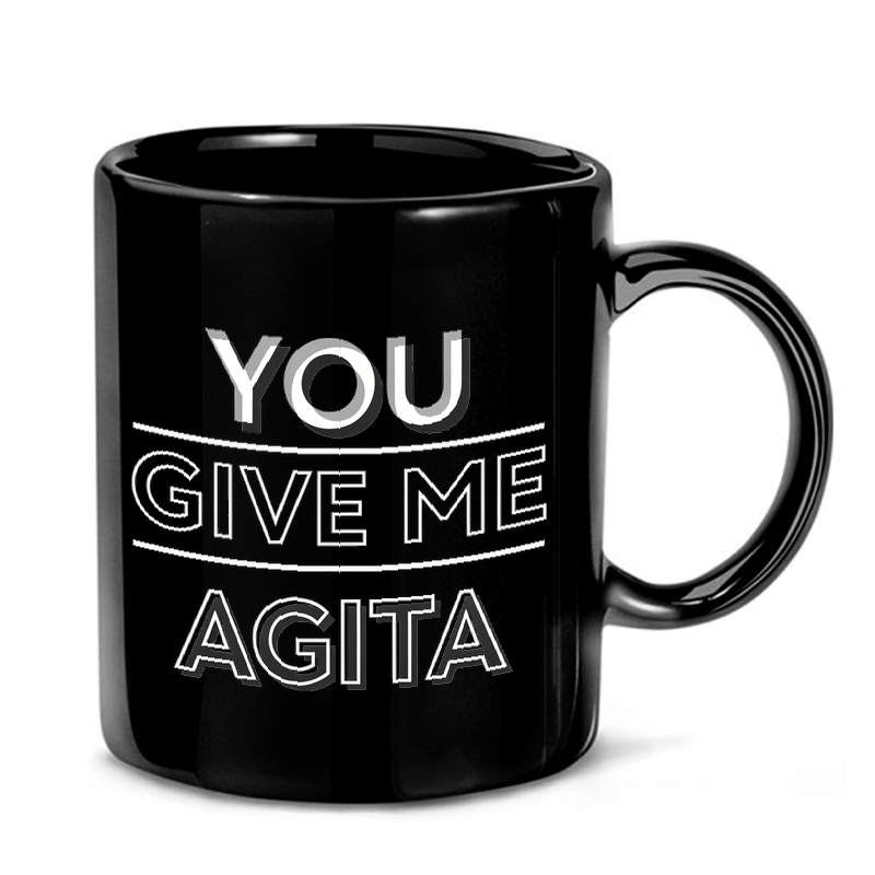 Minimalist Typography Design Mug