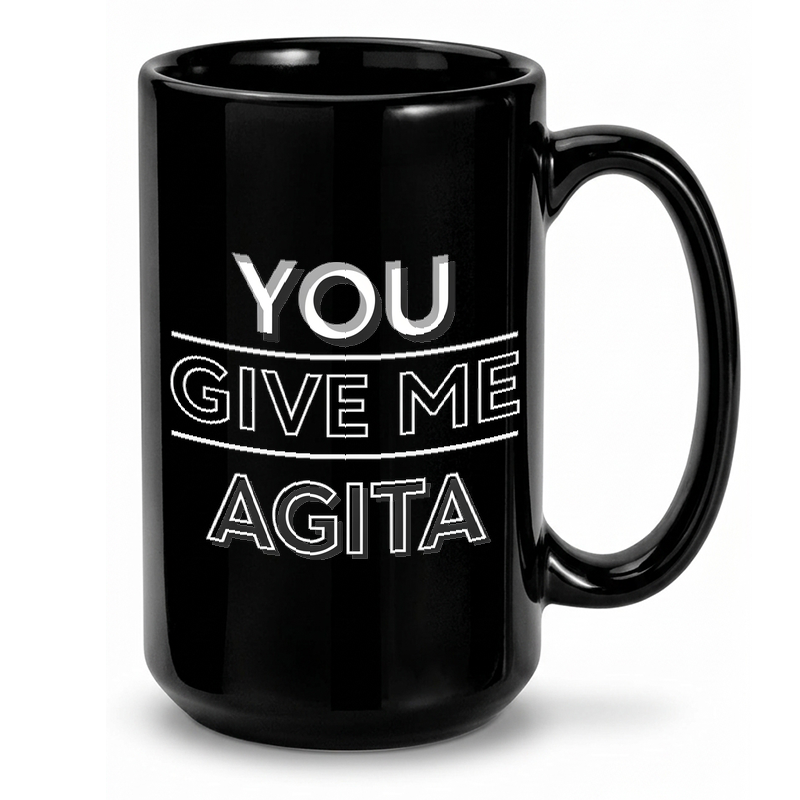 Minimalist Typography Design Mug