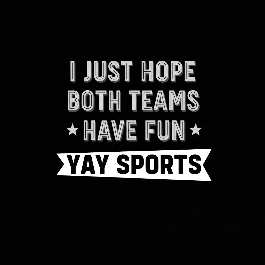 Yay Sports Funny Text Design Mug