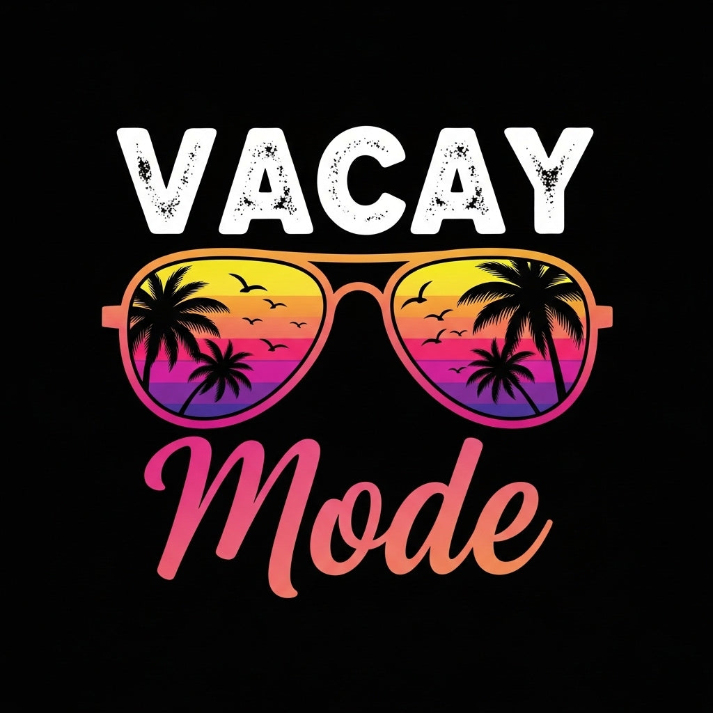 Vacay Mode Sunset Glasses Mug