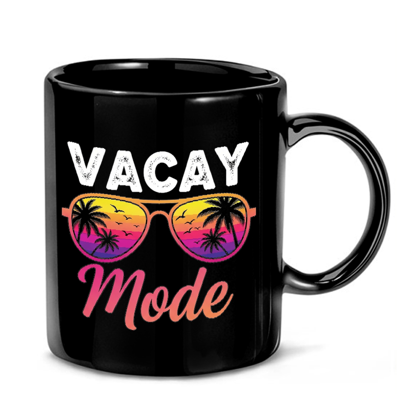 Vacay Mode Sunset Glasses Mug