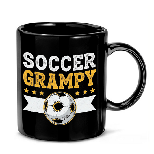 Soccer Grampy Vintage Design Mug